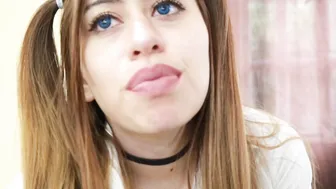 britany589 gorgeous young lady jerks both holes