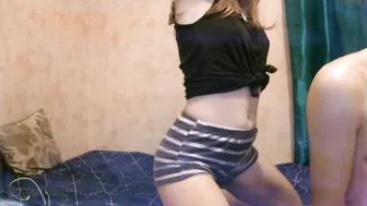 trioa naughty bitch masturbates pussy sex toy