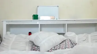 parisbanks naughty brunette fucks with a dildo