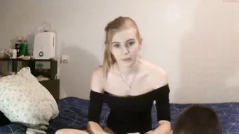 trioa crazy slut shows off saggy tits