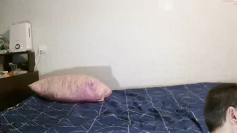 trioa in just one bra found her long friend and immediately decided to use it.