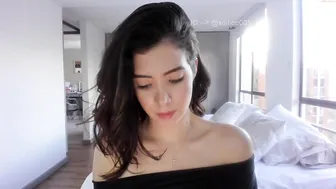 soifiee cute young lady puts on big tits