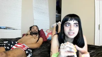 papiandbaby naughty slut fucks anus phallus