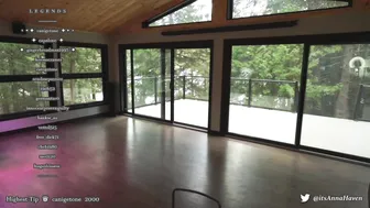 annahaven naughty  girl  fingering vagina in the shower