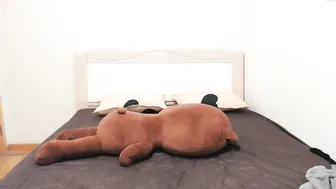 antares_gril the stubborn slut fucks herself with a phallus