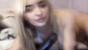 angel5500 bitch jerks off in the office