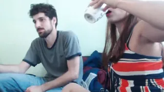 bells_beast beauty in stockings gently pulls pussy