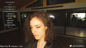 annahaven chick with slack tits dancing in front of the camera