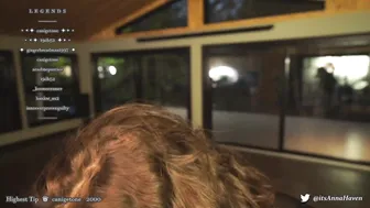 annahaven chick with slack tits dancing in front of the camera