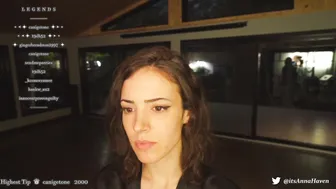 annahaven chick with slack tits dancing in front of the camera