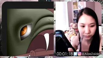 alizezaide lusty babe puts big tits