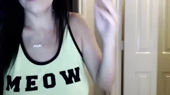 alannarack shy chick caresses big tits