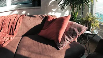 Sydney Cole busty slut jerks off and cums