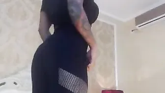 blakkittyxx playing with her ass and pussy