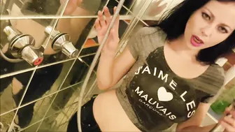 Jade Styles beauty undressed to show off her tattoos