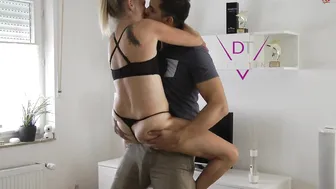 Dirty Tina a young queen fucks both holes