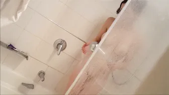 Jade Styles gorgeous mare gently massages pussy