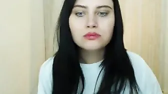 samantaj runet wriggles in front of webcam