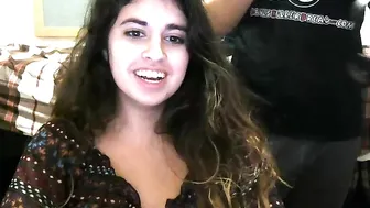 yourfavoritegoddess harsh woman caresses her breasts