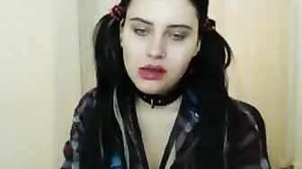 samantaj luxurious bitch fucks pussy with phallus