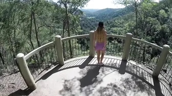 secretcrush openwork babe turns with juicy tits