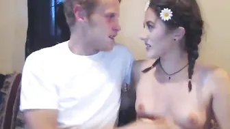 zodiacgrrrl young mischievous woman shows her boobs