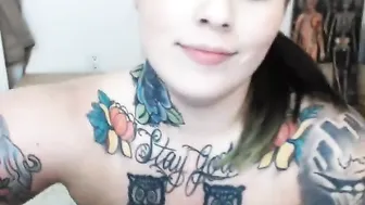 sugarbooty fucks herself in pink dildo