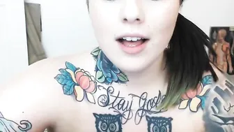 sugarbooty fucks herself in pink dildo