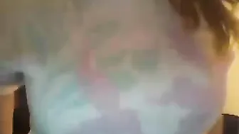 t0plessmaid sexy lady caresses pussy