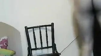 unique wonderful mother pulls the cap with her fingers