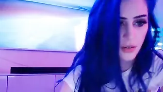 kati3kat sweet chick fucks both holes