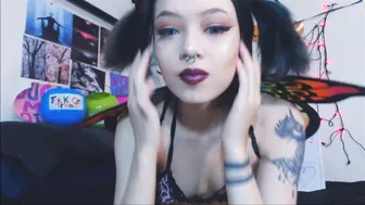 korpsekitten cute blonde fucks herself with a phallus