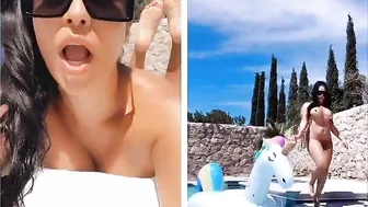 Sandra Latina sexy doll squeezes shaved holes