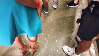 Sandra Latina gorgeous babe took off her panties and bra