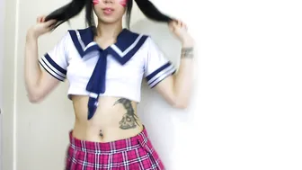 korpsekitten busty bitch caresses nipples
