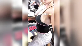 Sandra Latina busty woman posing in panties