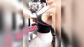 Sandra Latina busty woman posing in panties