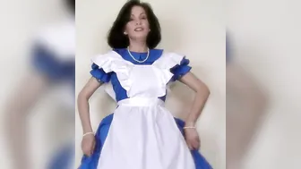 Mrs Mischief dark haired woman masturbates with sex toys