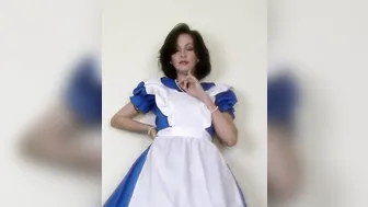 Mrs Mischief dark haired woman masturbates with sex toys