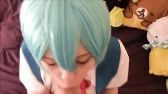 Lewd Lychee spicy trash fucks herself with a dildo