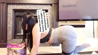 Sandra Latina in uniform