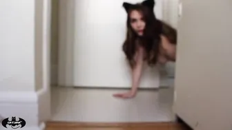 Catjira fucks herself in the pussy with a toy