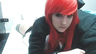 Lana_Rain masturbating with a tampon in pussy