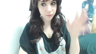 Lana_Rain elegant cam girl engaged in lustful caresses