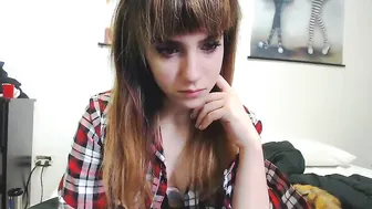 Lana_Rain with dildo relaxes her shaved vagina
