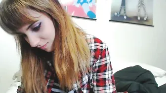 Lana_Rain with dildo relaxes her shaved vagina