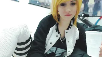 Lana_Rain cute slut caresses intimate places