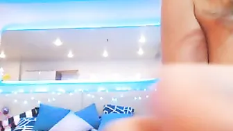 aby_frost Hot lady plants hand in anus