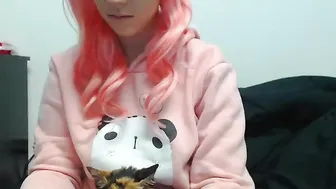 Lana_Rain pretty female having fun with phallus