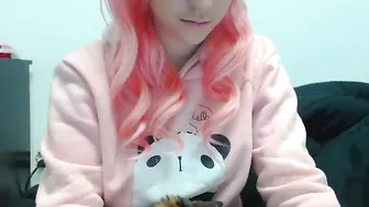 Lana_Rain pretty female having fun with phallus